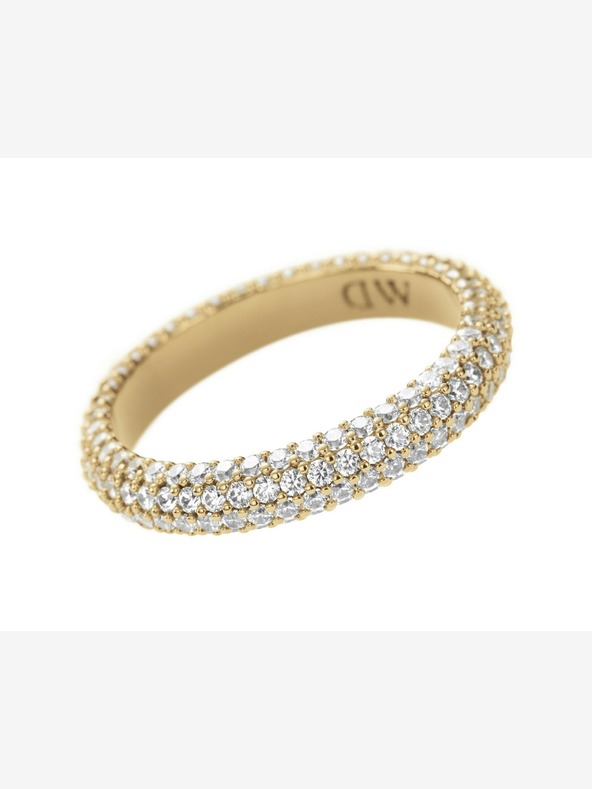 Daniel Wellington Daniel Wellington Anello in acciaio con pavé