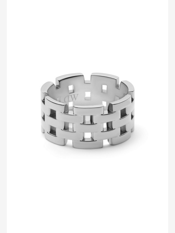 Daniel Wellington Daniel Wellington Anello in acciaio argento a 5 maglie