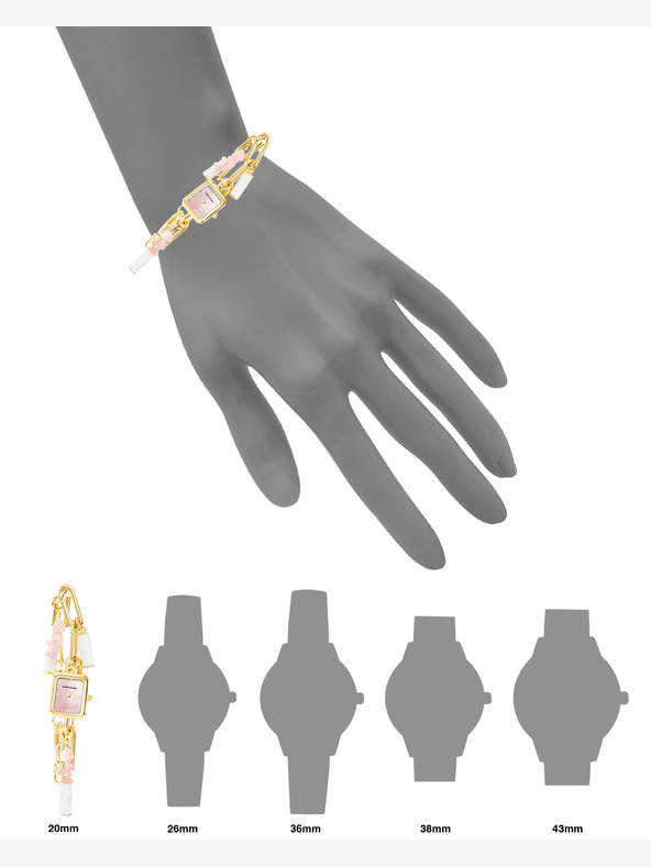 Anne Klein Anne Klein AK/ 4108RQCH Orologio quadrato da donna