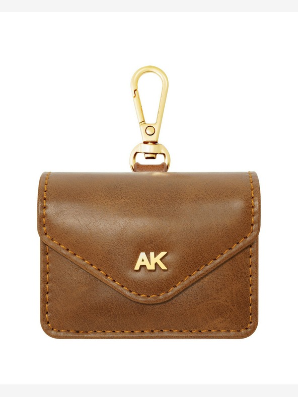 Anne Klein Custodia in pelle marrone Anne Klein per le cuffie Apple AirPods Pro