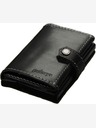 Pularys Portafoglio in pelle da uomo Pularys Hiker nero 211114101
