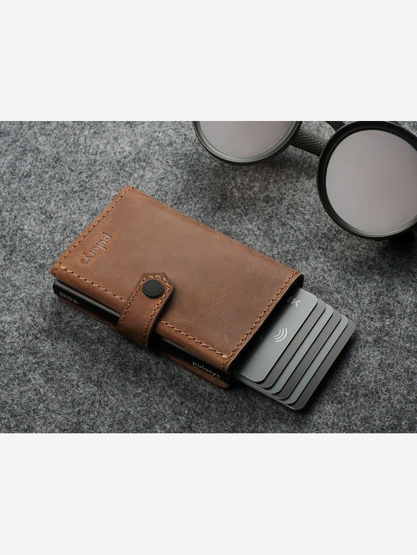 Pularys Portafoglio in pelle Pularys Uomo Hiker Marrone 211128406