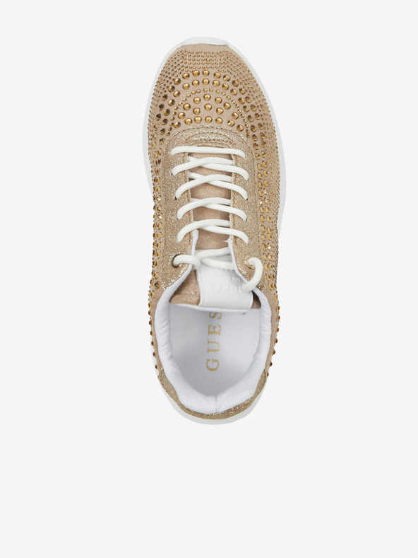 Guess Sneakers Guess Deglitz oro da donna