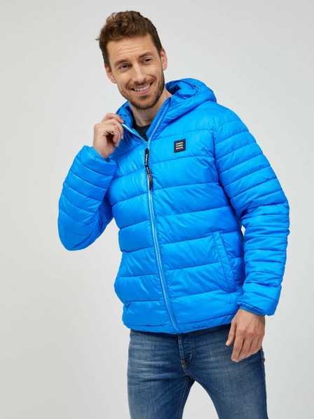 Sam 73 Giacca trapuntata blu da uomo Sam 73