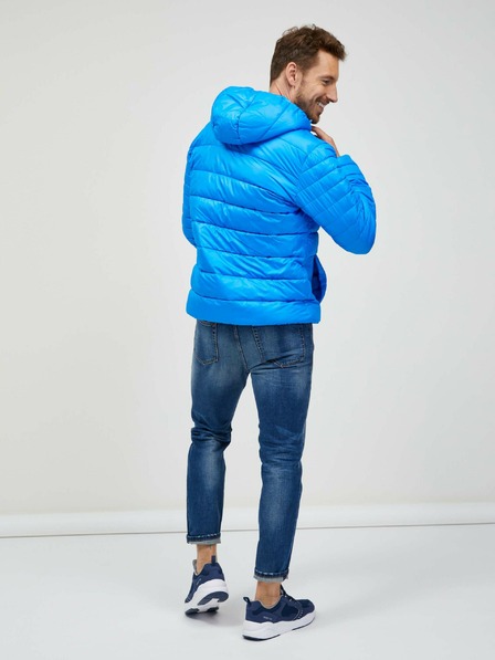 Sam 73 Giacca trapuntata blu da uomo Sam 73