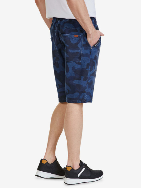 Sam 73 Pantaloncini da uomo blu scuro a fantasia SAM 73 Joseph