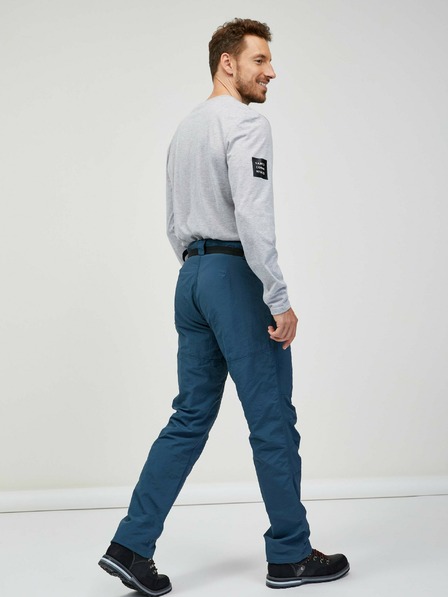 Sam 73 Pantaloni da sci da uomo blu con cintura SAM 73 Ikanto