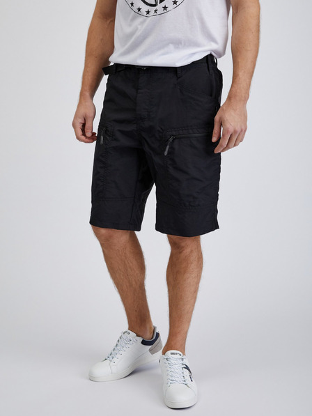 Sam 73 Pantaloncini sportivi da uomo neri SAM73 Andalusit