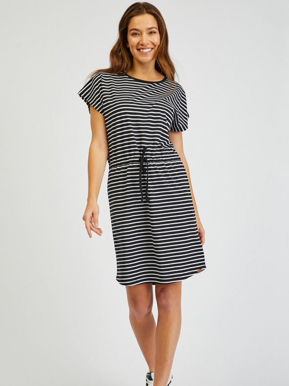 Sam 73 Abito a righe bianco e nero da donna SAM73 Sagitta