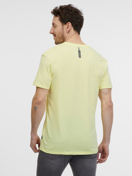 Sam 73 Maglietta da uomo giallo chiaro SAM 73 Fidel
