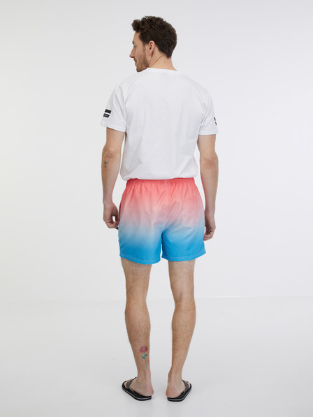 Sam 73 Costume da bagno rosa e blu da uomo SAM 73 Dino