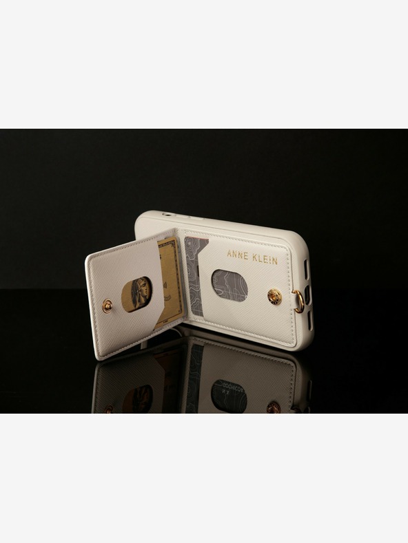 Anne Klein Cover Anne Klein Cream per iPhone 14 Pro