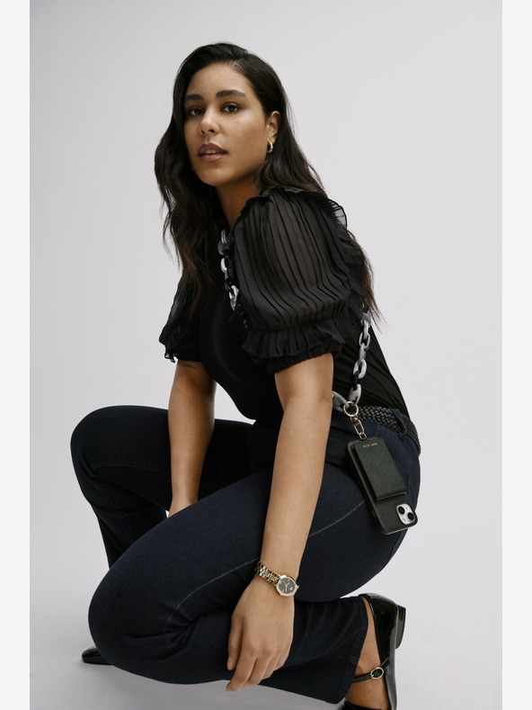 Anne Klein Catena crossbody in plastica per cellulare Anne Klein WK4020BKGY