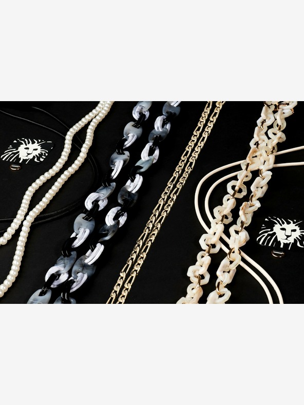 Anne Klein Catena crossbody in plastica per cellulare Anne Klein WK4020BKGY