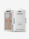 DKNY PC/TPU Ripetizione modello Tonal Stripe Magsafe Back Cover per iPhone 14 Pro Pink DKNY