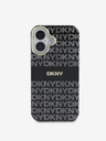 DKNY DKNY Cover posteriore Magsafe in PC/TPU con motivo a righe tonali per iPhone 16 nero