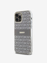 DKNY PC/TPU Ripetizione del modello Tonal Stripe Magsafe Back Cover per iPhone 12/12 Pro Beige DKNY
