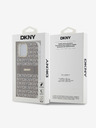 DKNY PC/TPU Ripetizione del modello Tonal Stripe Magsafe Back Cover per iPhone 12/12 Pro Beige DKNY