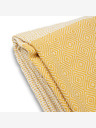 Balkanova Coperta in cotone Nefes IV - giallo miele