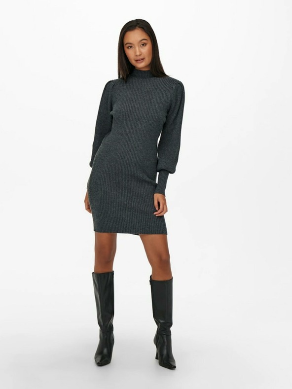 ONLY Maglione a coste grigio scuro ONLY Katia