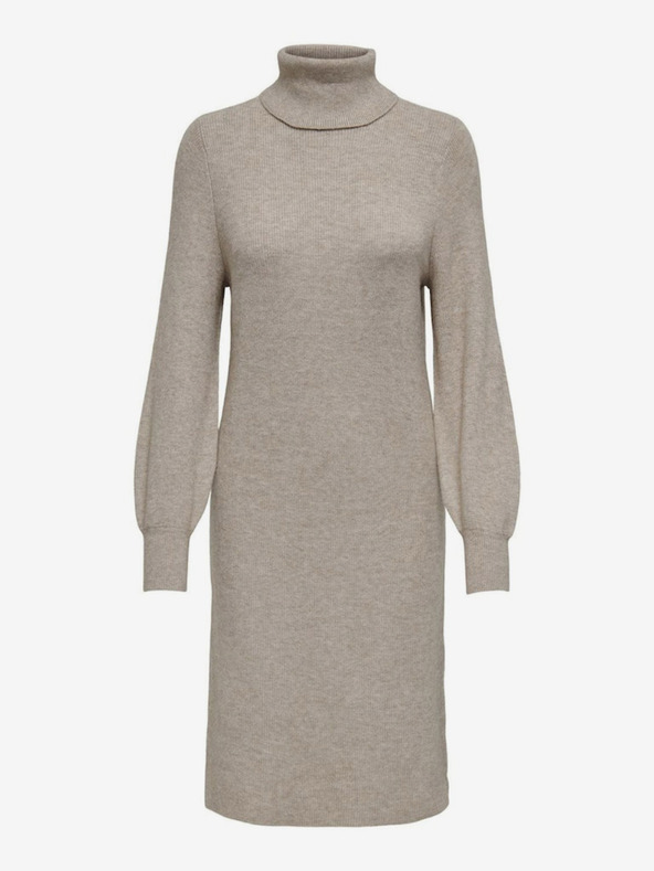 ONLY SOLO Sasha Beige Abito da donna in maglina