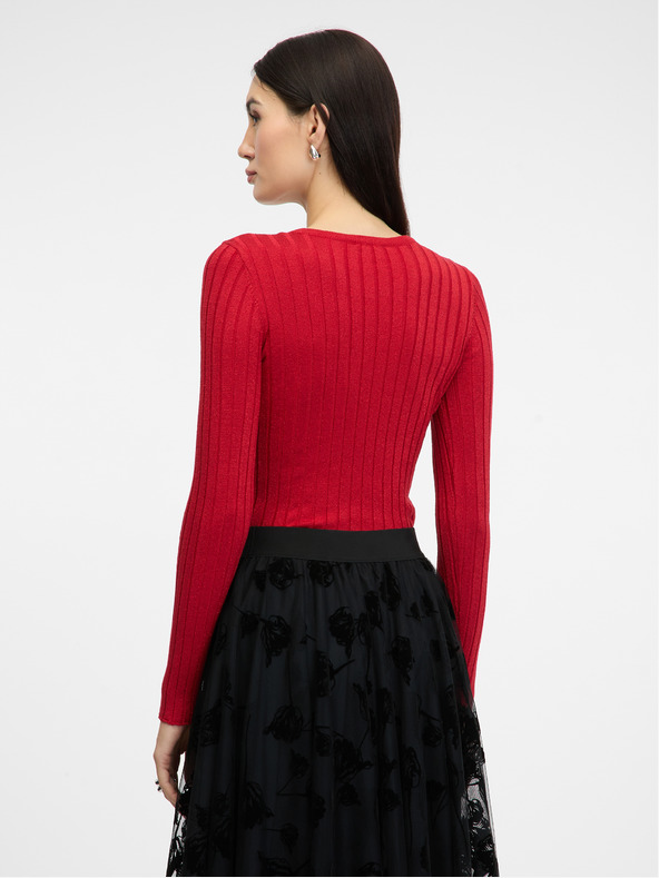 Orsay Maglietta a maniche lunghe ORSAY rossa da donna