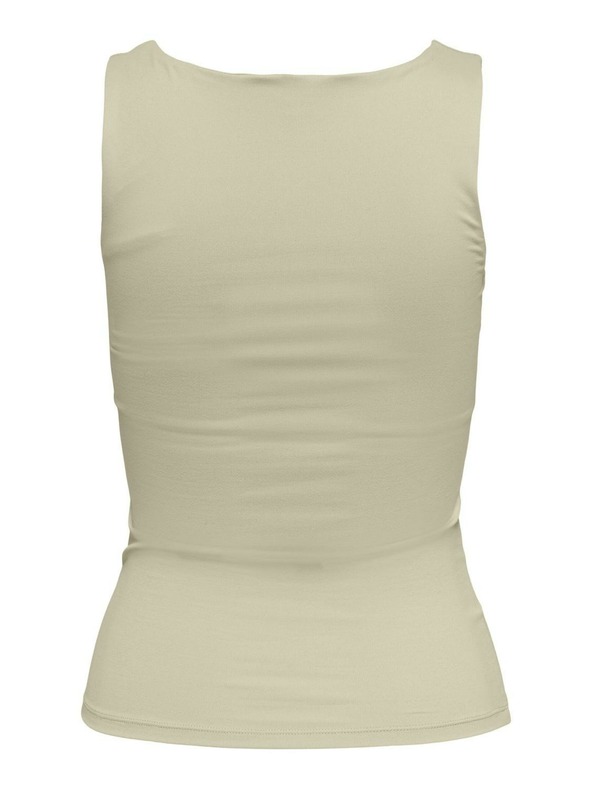 ONLY Canotta basic reversibile beige da donna ONLY Ea