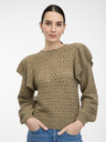 Orsay Maglione con volant da donna Khaki ORSAY