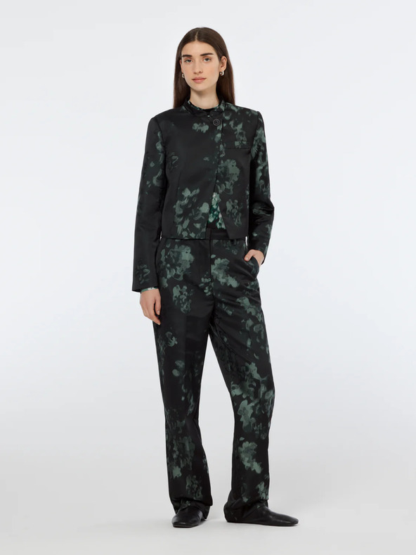 Scotch & Soda Blazer donna verde e nero fantasia Scotch & Soda