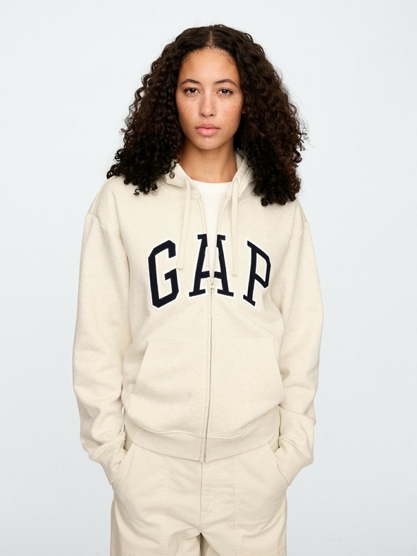 GAP Felpa con logo Gap e zip