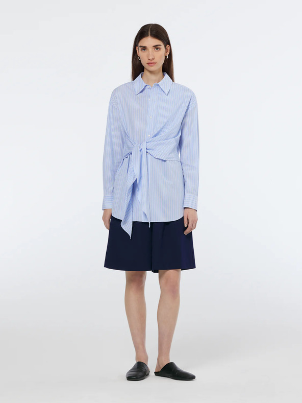 Scotch & Soda Camicia a righe bianca e blu da donna Scotch & Soda