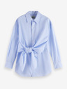 Scotch & Soda Camicia a righe bianca e blu da donna Scotch & Soda