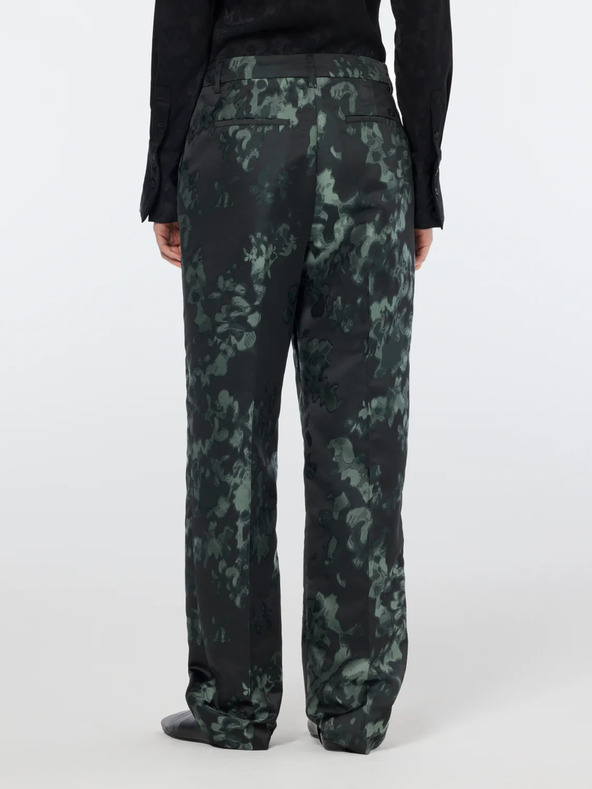Scotch & Soda Pantaloni verdi e neri da donna a fantasia Scotch & Soda