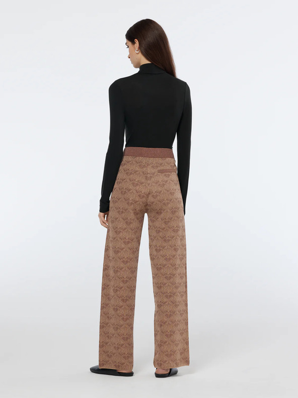 Scotch & Soda Pantaloni da donna marroni a fantasia Scotch & Soda