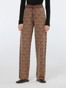 Scotch & Soda Pantaloni da donna marroni a fantasia Scotch & Soda