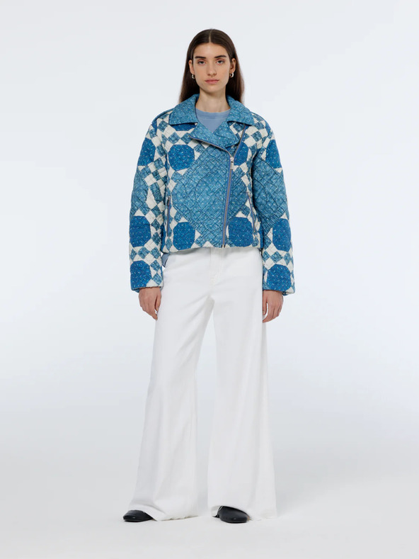 Scotch & Soda Jeans bianchi da donna a gamba larga Scotch & Soda