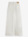 Scotch & Soda Jeans bianchi da donna a gamba larga Scotch & Soda