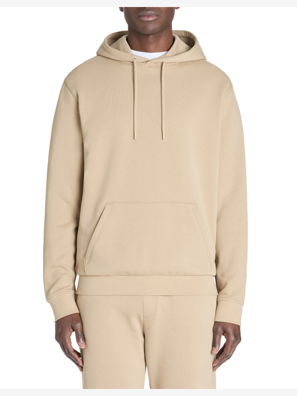 Celio Felpa con cappuccio beige da uomo Celio Fesix
