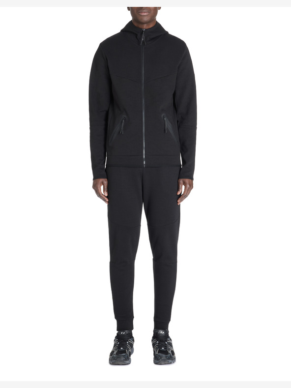 Celio Felpa nera da uomo con cappuccio e zip Celio Lenewyoke