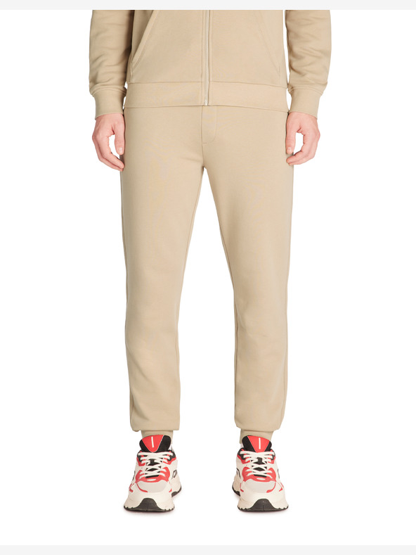 Celio Pantaloni da ginnastica beige da uomo Celio Fojoggie2