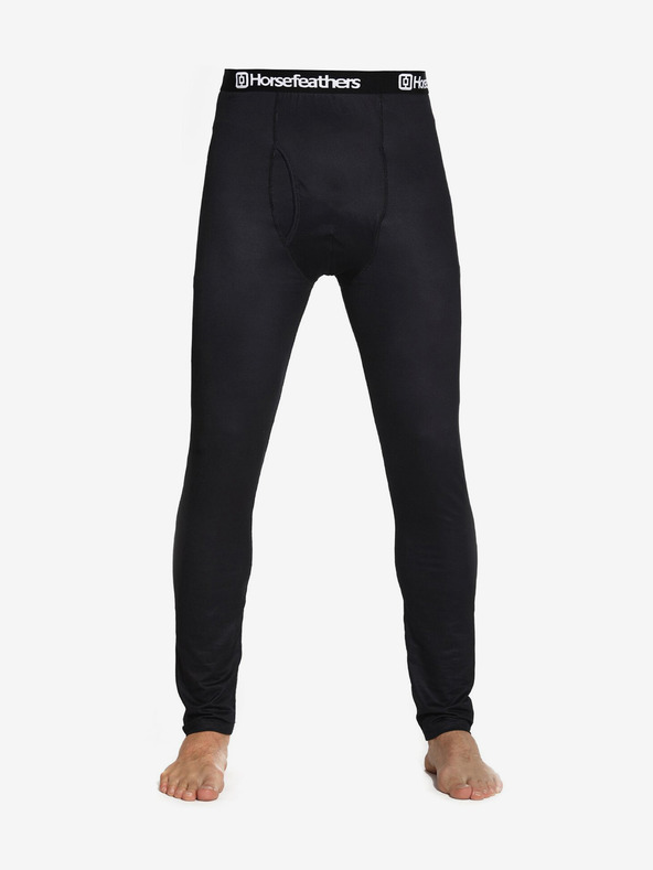 Horsefeathers Pantaloni termici Riley - nero taglia L CAVALIERI