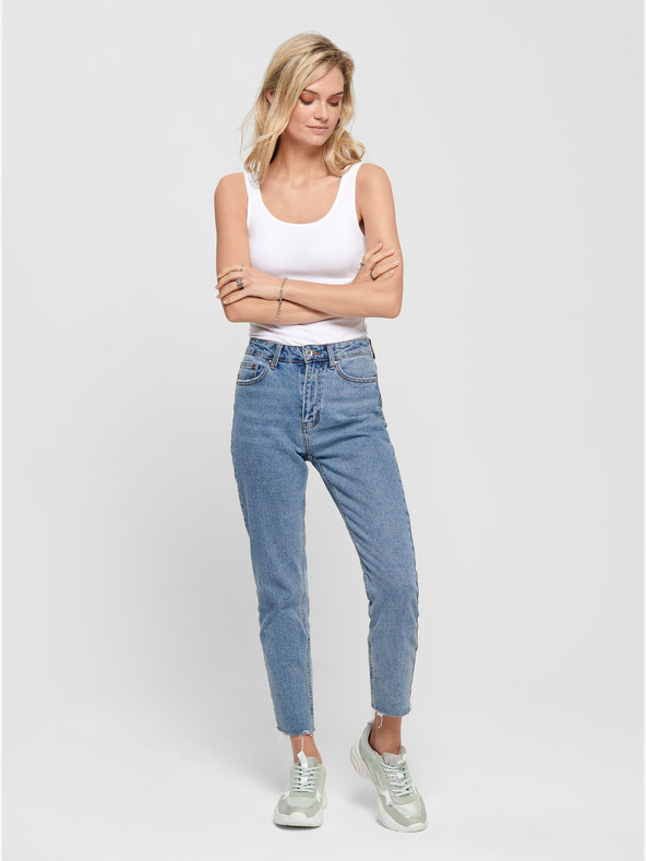 ONLY Canotta basic bianca da donna ONLY Live Love