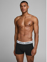 Jack & Jones Set di tre boxer Jack & Jones Sense da uomo neri