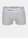 Jack & Jones Set di tre boxer Jack & Jones Sense da uomo in bianco, nero e grigio
