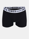 Jack & Jones Set di tre boxer Jack & Jones Sense da uomo in bianco, nero e grigio