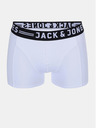 Jack & Jones Set di tre boxer Jack & Jones Sense da uomo in bianco, nero e grigio