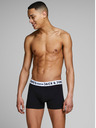 Jack & Jones Set di tre boxer Jack & Jones Sense da uomo in bianco, nero e grigio