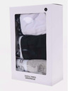 Jack & Jones Set di tre boxer Jack & Jones Sense da uomo in bianco, nero e grigio