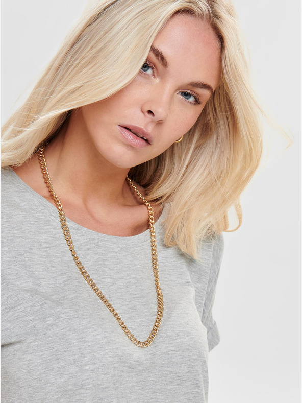 ONLY Maglietta oversize grigio chiaro ONLY Moster