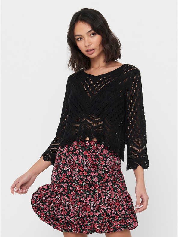 Jacqueline de Yong Maglione corto nero JDY-New Sun